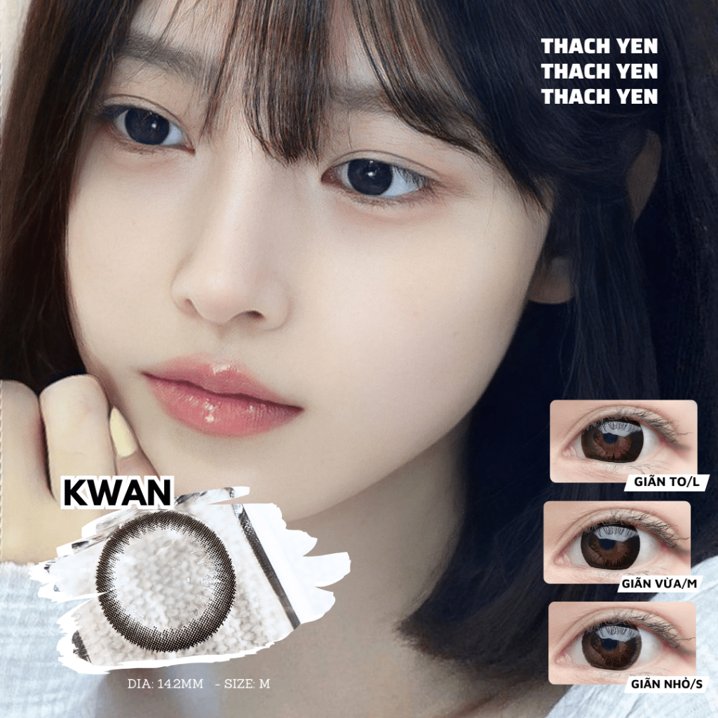 Lens trong suốt chống khô mắt